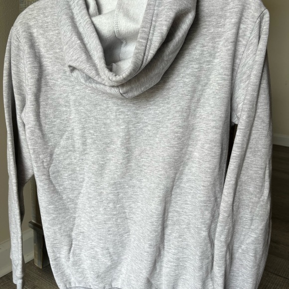 DISNEY Mickey Mouse Hoodie Light Grey Floral Embroidered, Women’s Sz M - Picture 8 of 13